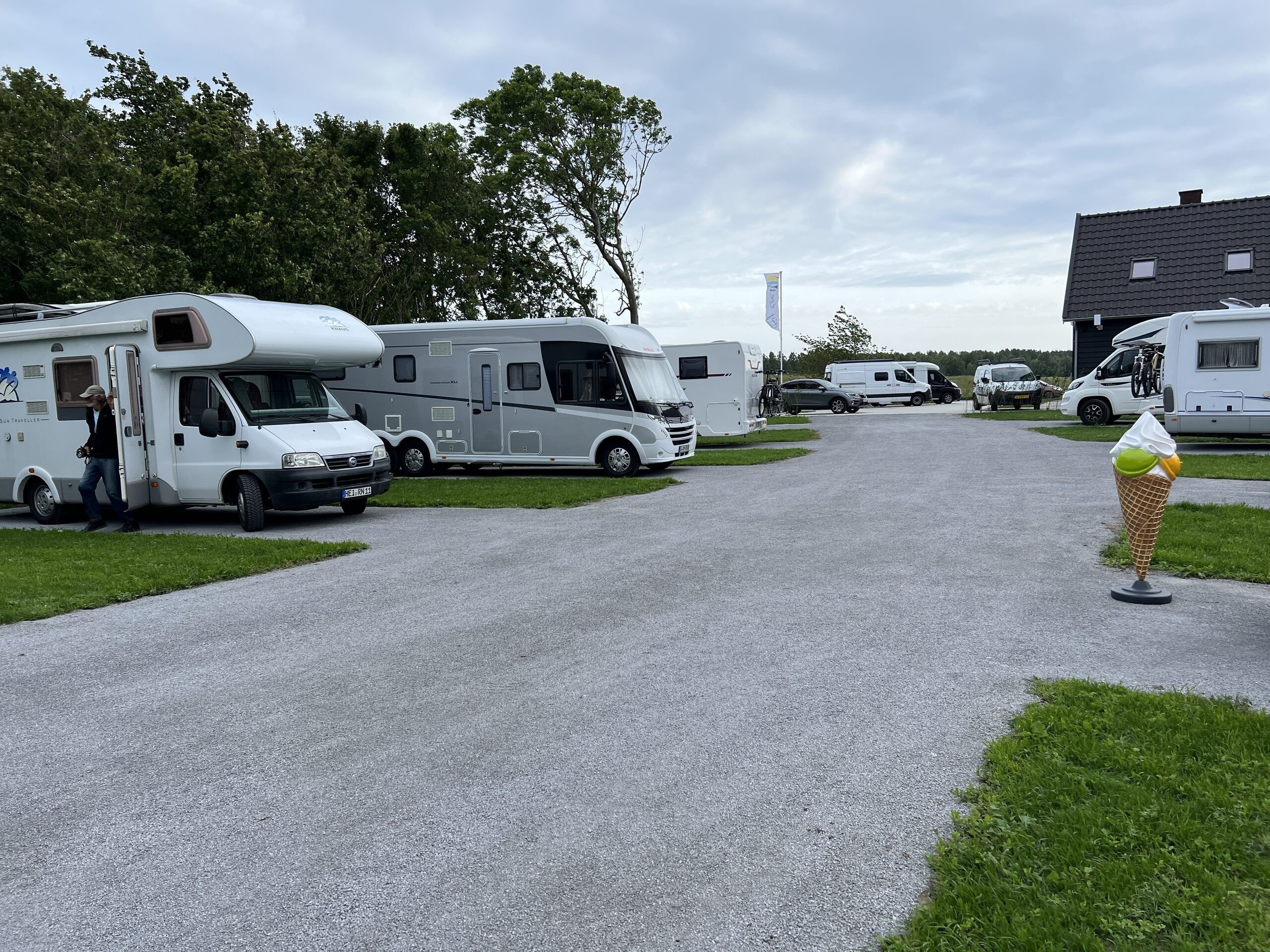 Camperplaats aan zee